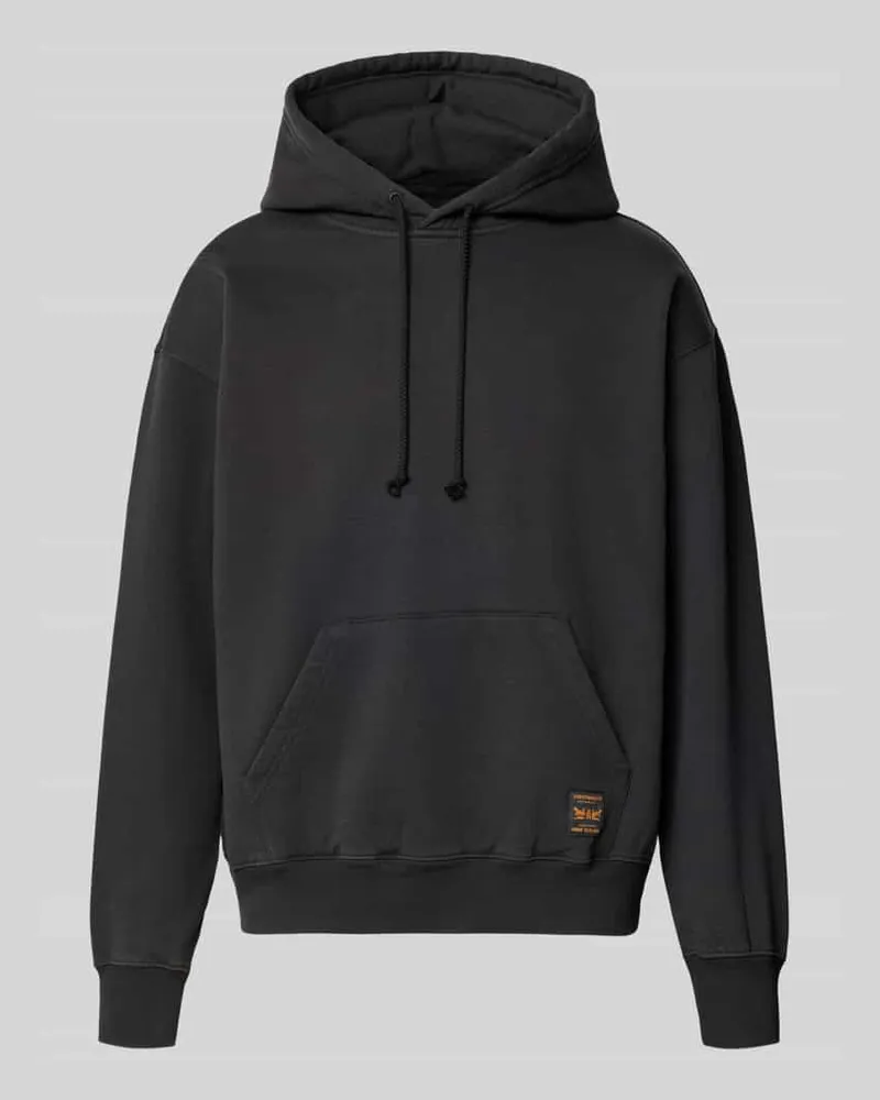 Levi's Relaxed Fit Hoodie aus Baumwoll-Mix Modell 'JET BL Black