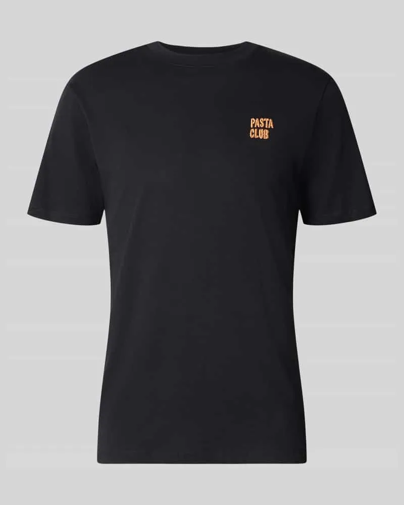 Blend T-Shirt mit Stitching Modell 'KAAN Black