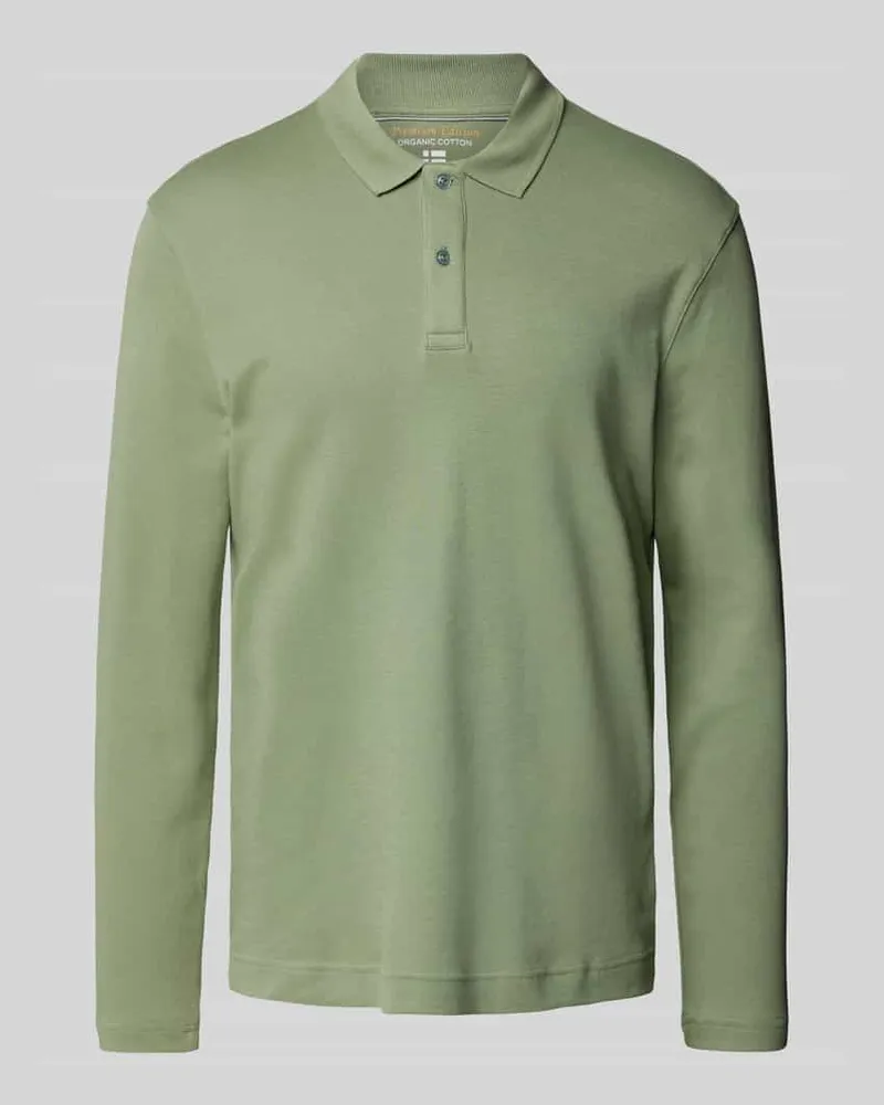 Christian Berg Regular Fit Poloshirt mit langen Ärmeln 
