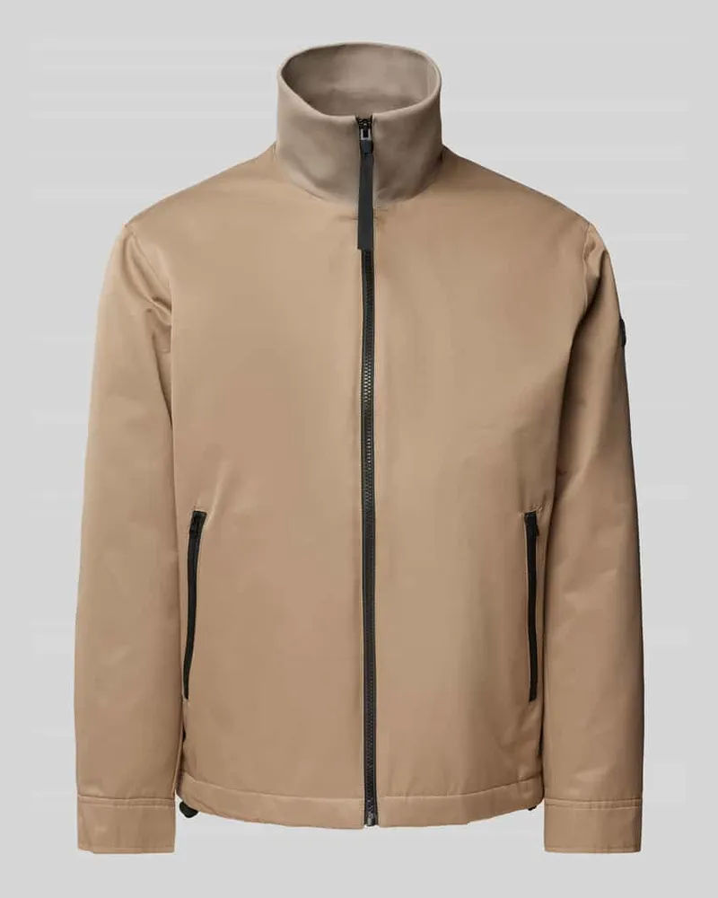 Marc O'Polo Regular Fit Blouson mit Reißverschlusstaschen Beige