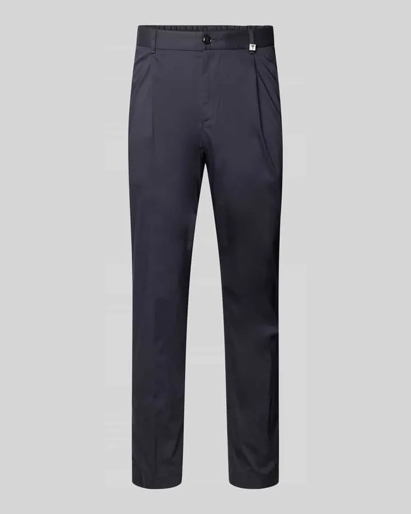JOOP! Regular Fit Stoffhose mit Logo-Detail Modell 'Lester Marine