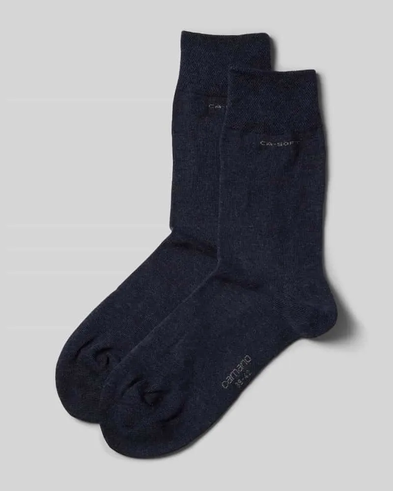 Camano Socken im unifarbenen Design im 4er-Pack 