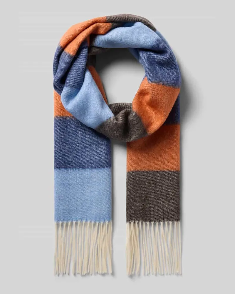 Ascot Wollschal mit Kaschmir-Anteil Orange