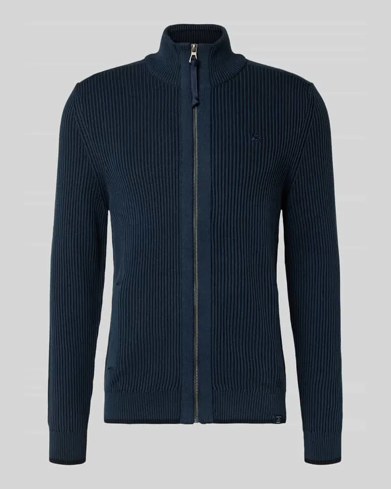 Lerros Strickjacke mit Reißverschluss Marine