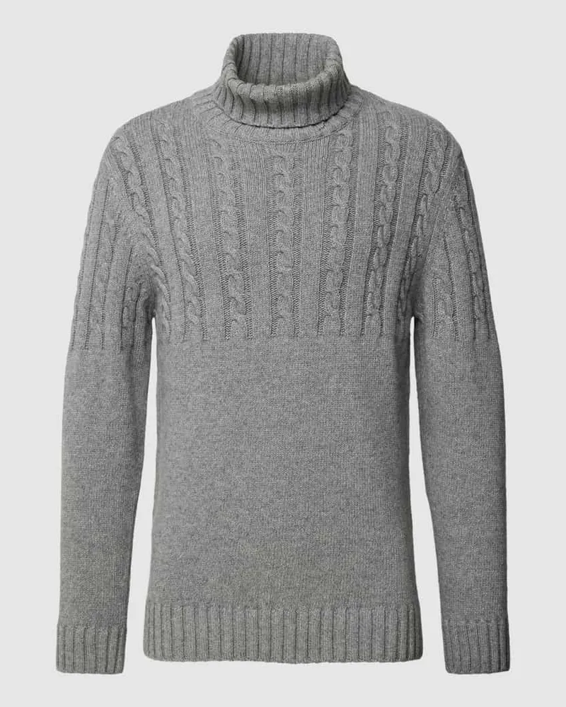 Barbour Strickpullover mit Zopfmuster 