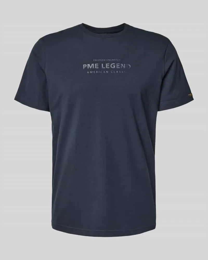PME Legend T-Shirt mit Label-Print und Rundhalsausschnitt 