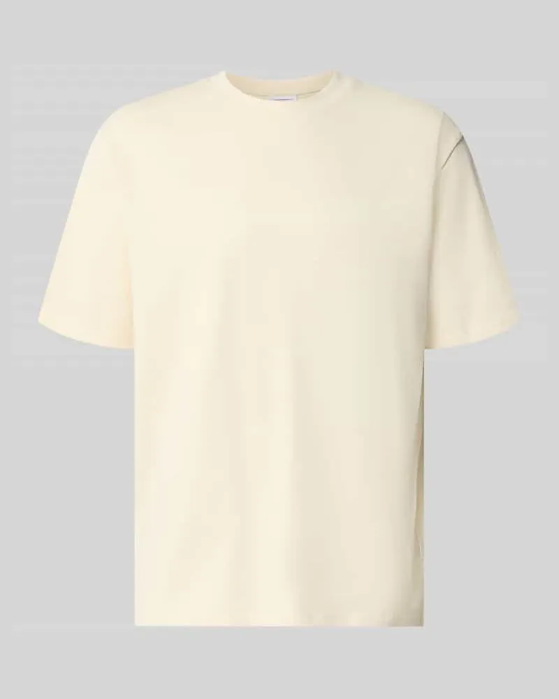 Lindbergh Oversized T-Shirt aus reiner Baumwolle Offwhite