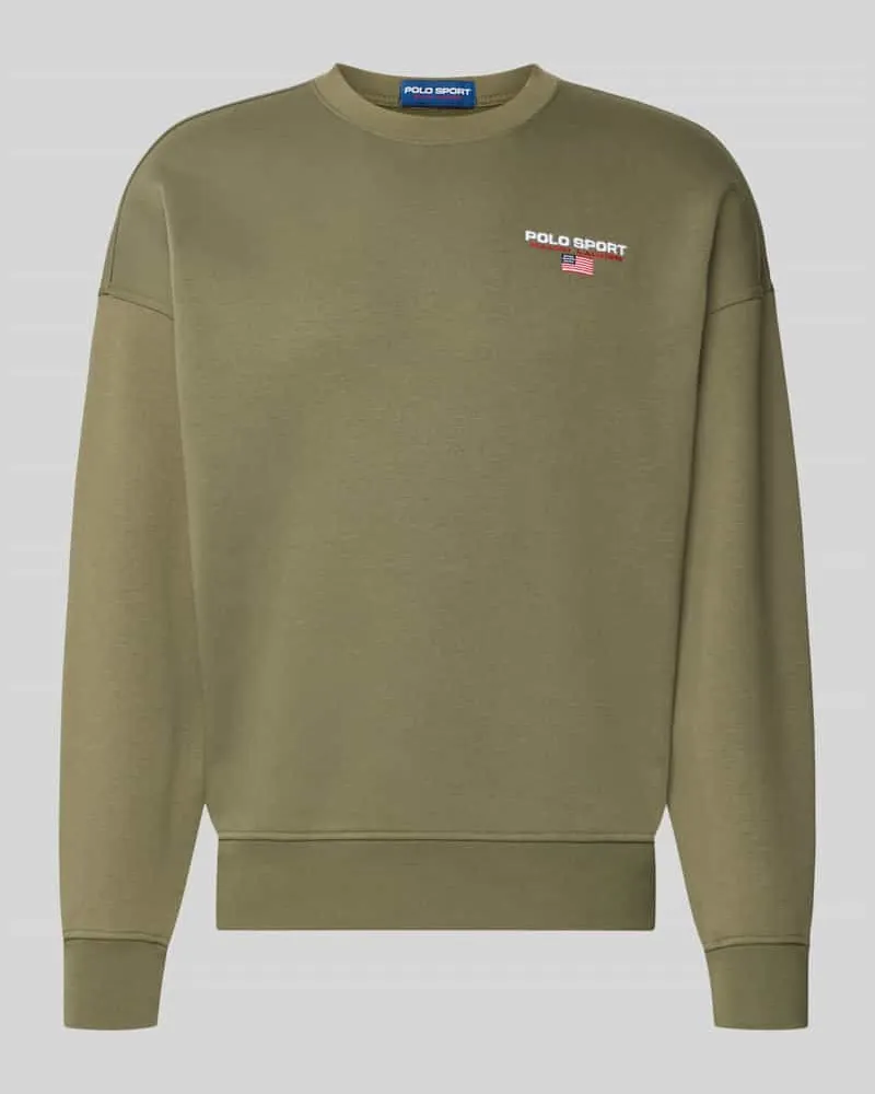 Ralph Lauren Relaxed Fit Sweatshirt aus Baumwoll-Mix Oliv