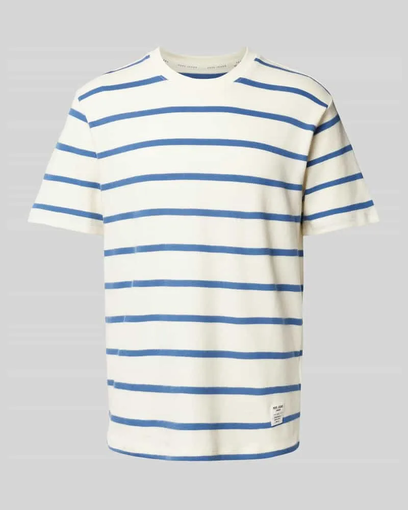Pepe Jeans T-Shirt mit Label-Patch Modell 'Alessandro 
