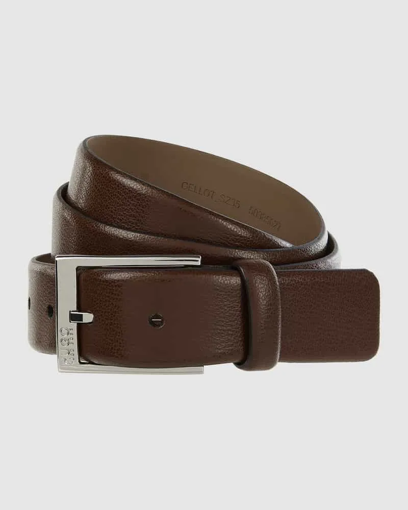 HUGO BOSS Ledergürtel mit Dornschließe Modell 'Gellot 