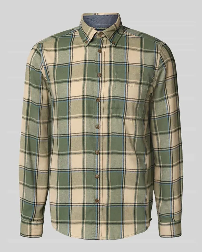 Blend Regular Fit Freizeithemd mit Button-Down-Kragen Modell 'DAG Hellgruen