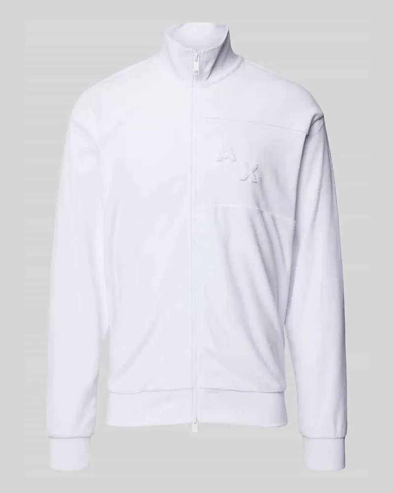 Armani Exchange Sweatjacke mit Strukturmuster Modell 'FELPA 