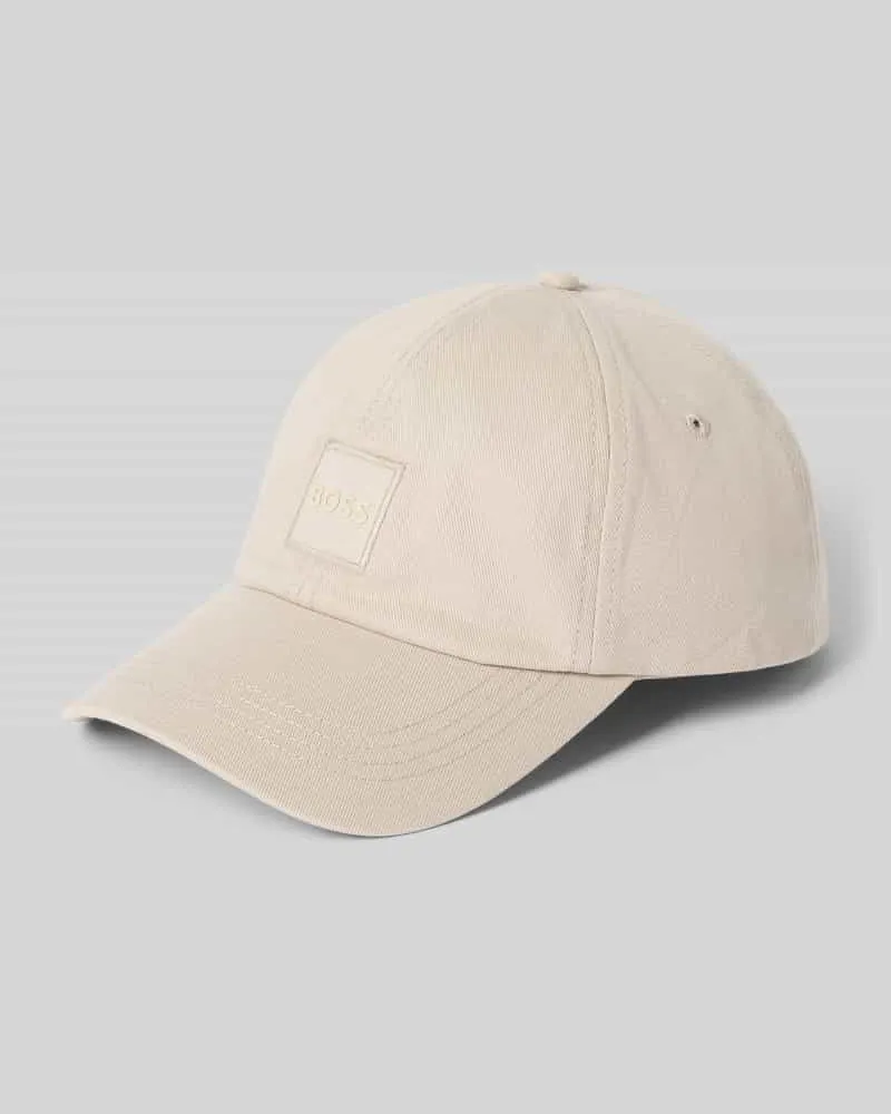 HUGO BOSS Basecap aus reiner Baumwolle Modell 'DERREL Hellgrau
