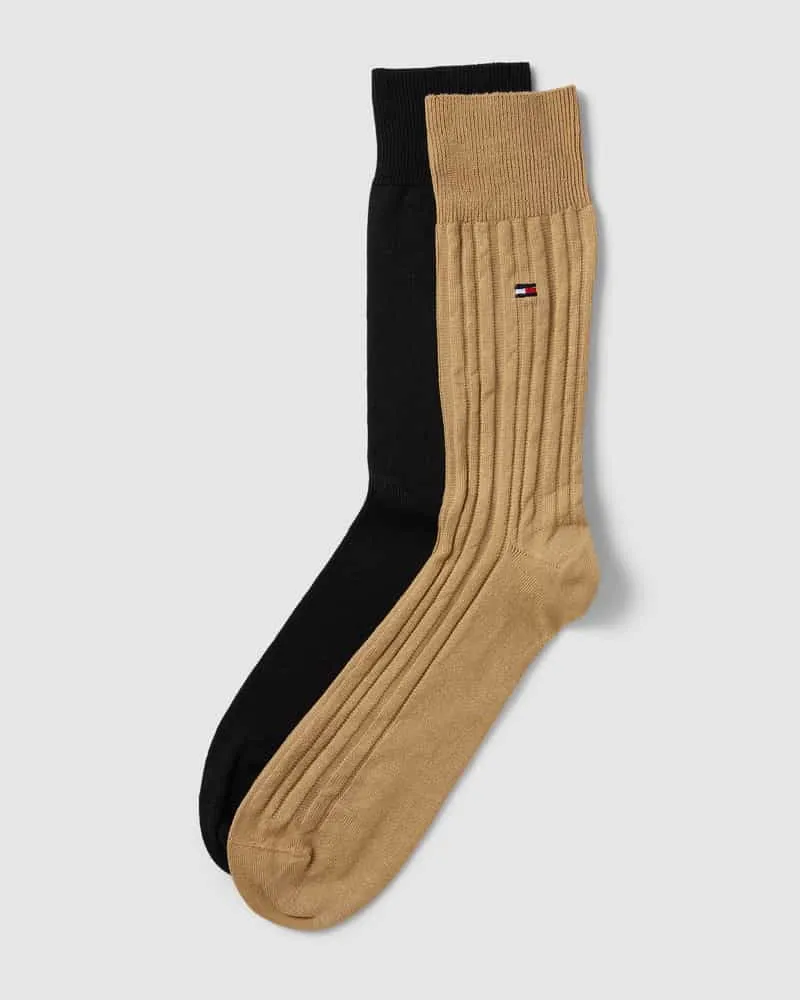 Tommy Hilfiger Socken mit Logo-Stitching im 2er-Pack 