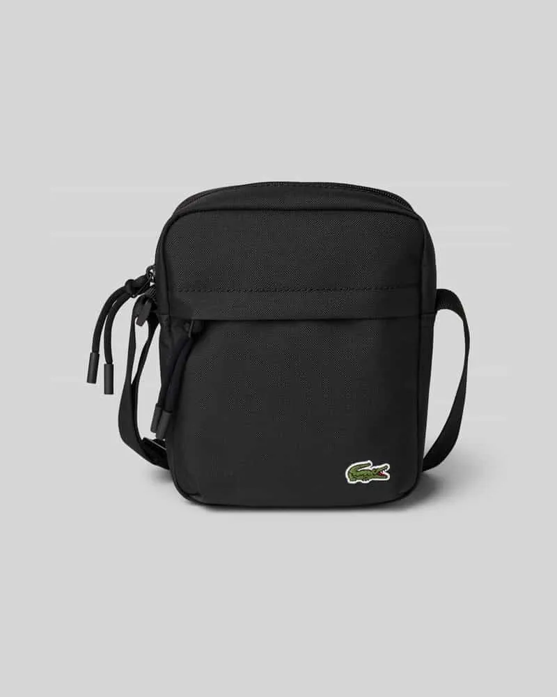 Lacoste Umhängetasche mit Schulterriemen Black