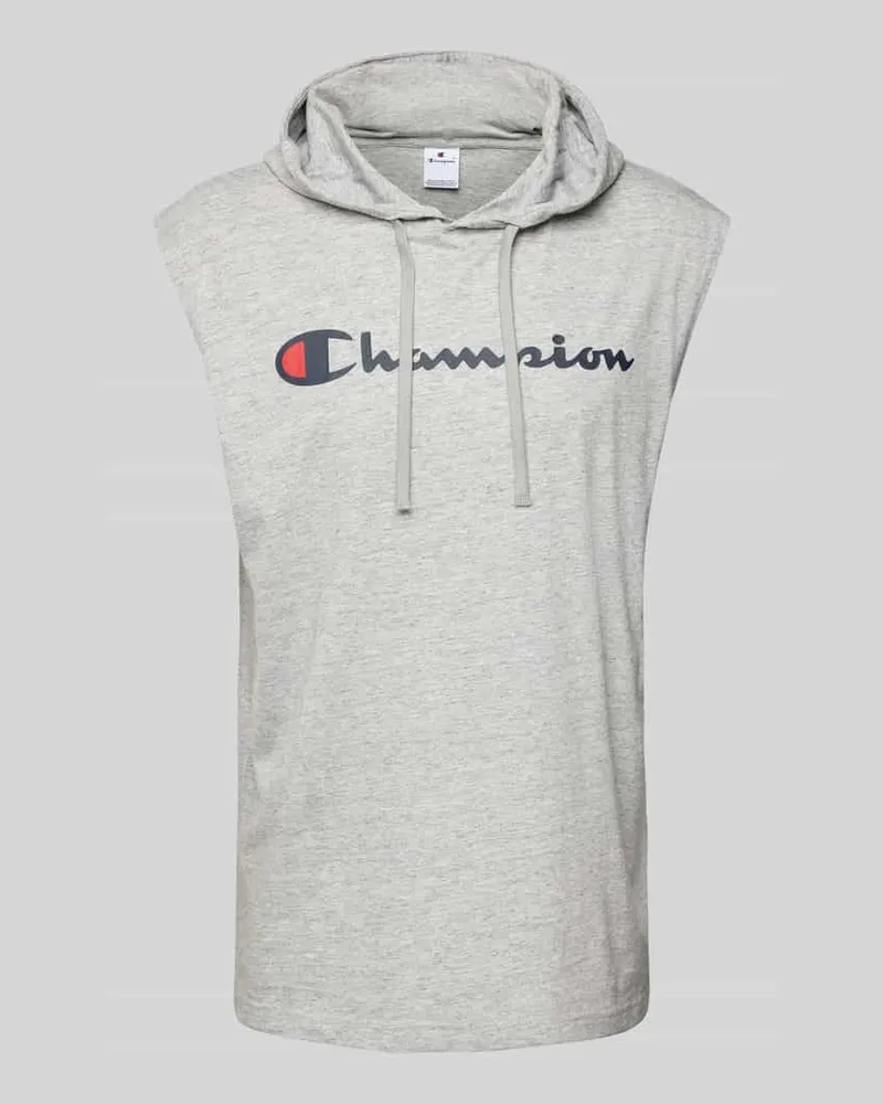 Champion Tanktop mit Kapuze Hellgrau