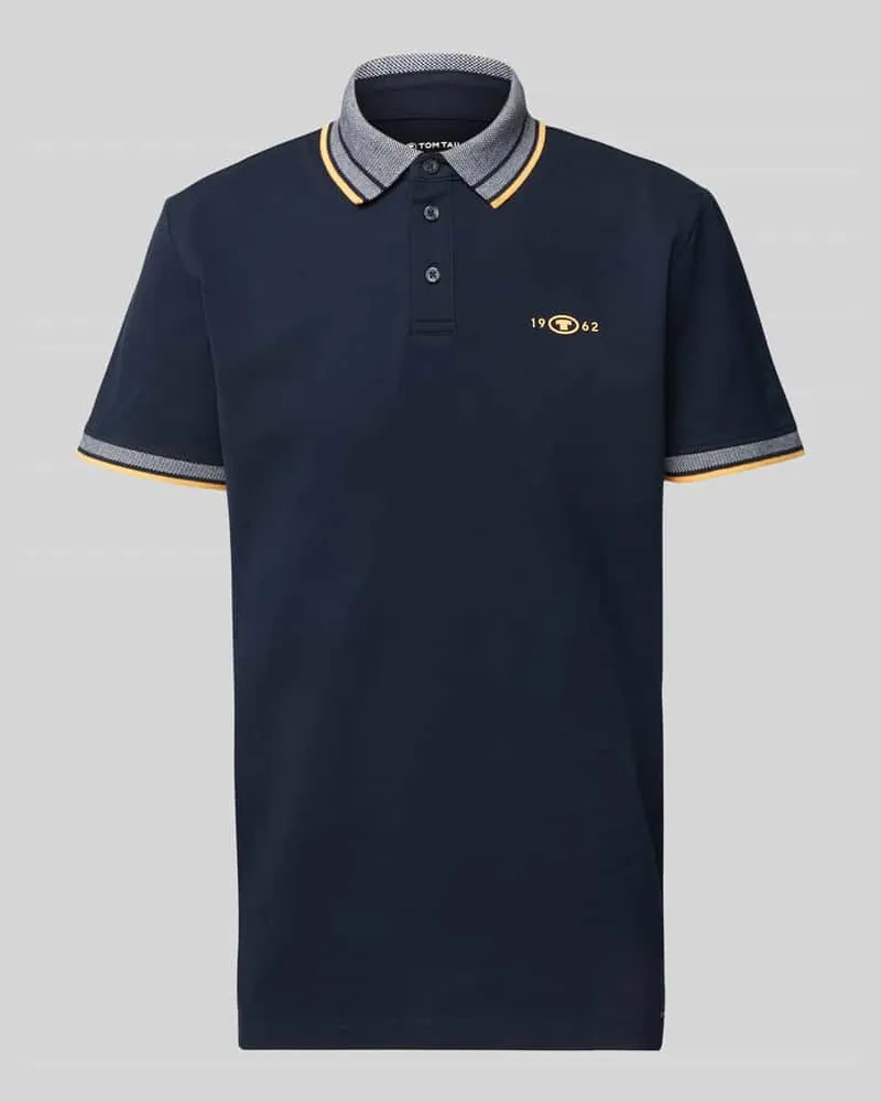 Tom Tailor Regular Fit Poloshirt mit Kontraststreifen 