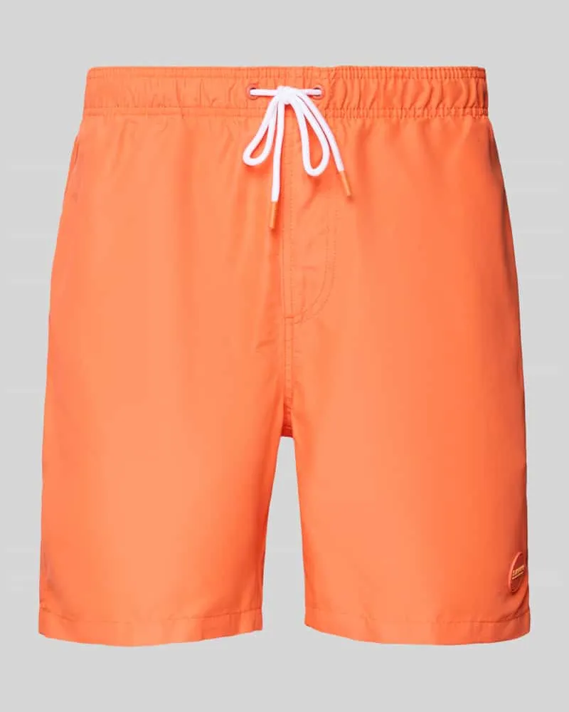 Shiwi Regular Fit Badehose mit Label-Patch Modell 'Mike 