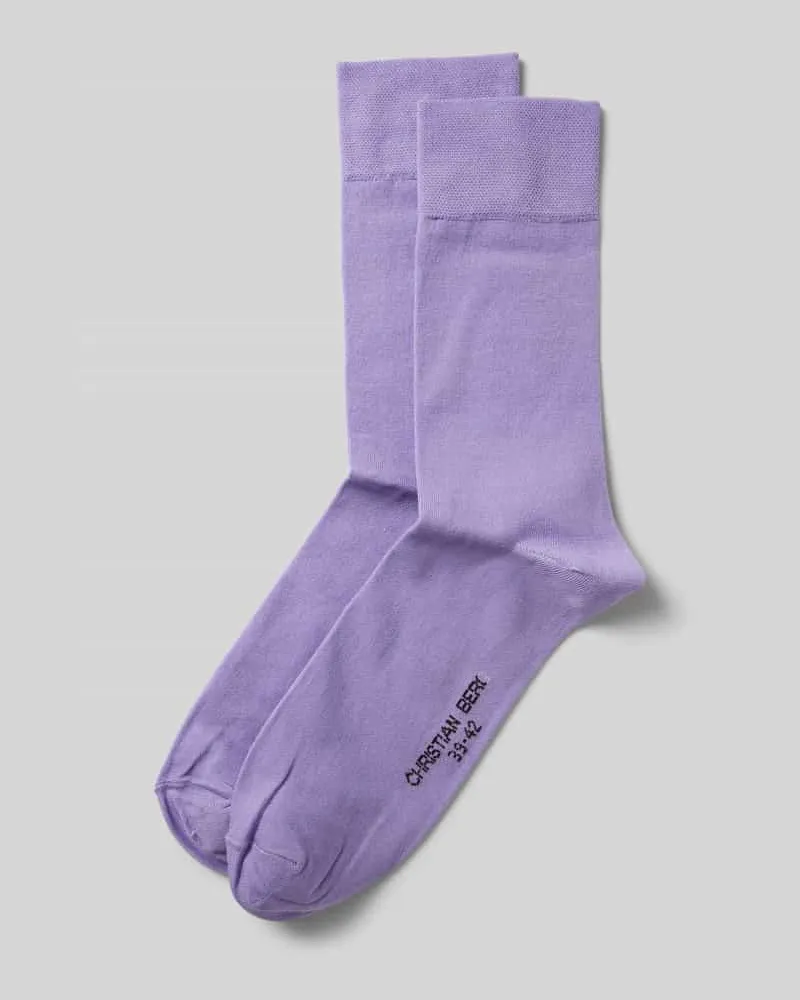 Christian Berg Socken mit Label-Detail 