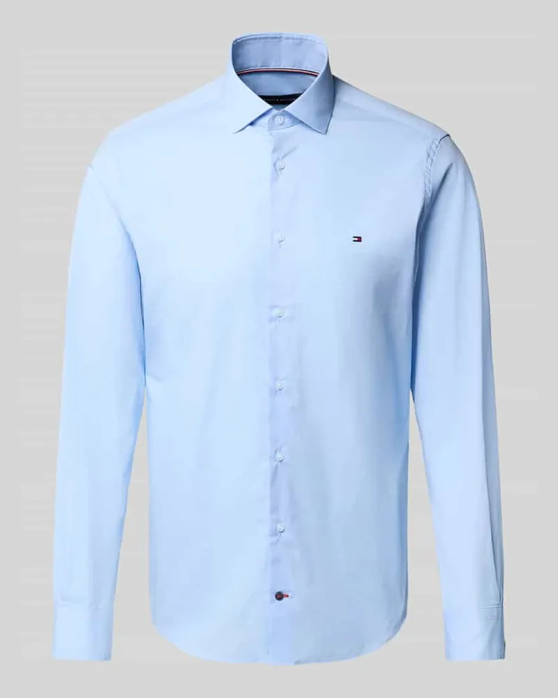 Tommy Hilfiger Slim Fit Businesshemd aus Baumwoll-Mix 