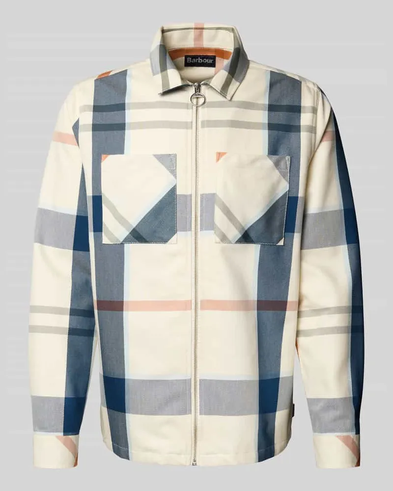Barbour Regular Fit Hemdjacke aus reiner Baumwolle Sand