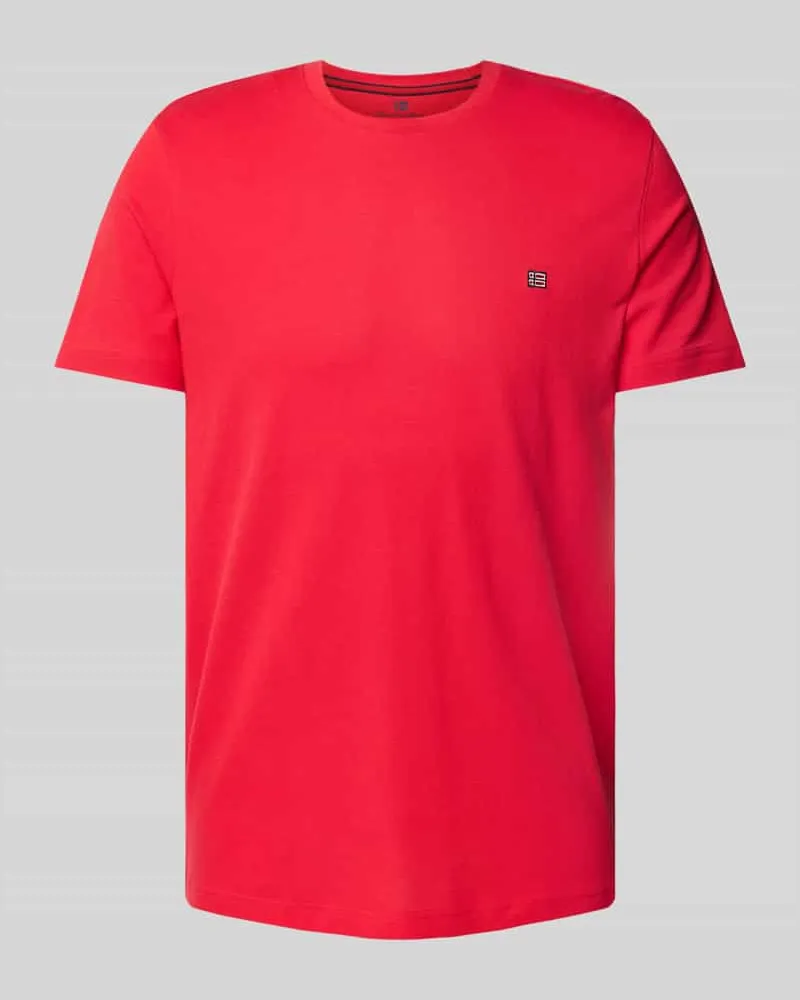 Christian Berg T-Shirt mit Label-Stitching 