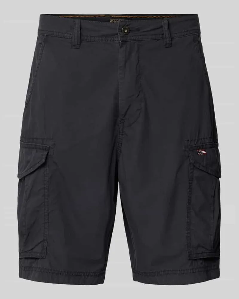 Napapijri Bermudas mit Cargotaschen Modell 'NOTO 2.0 Black