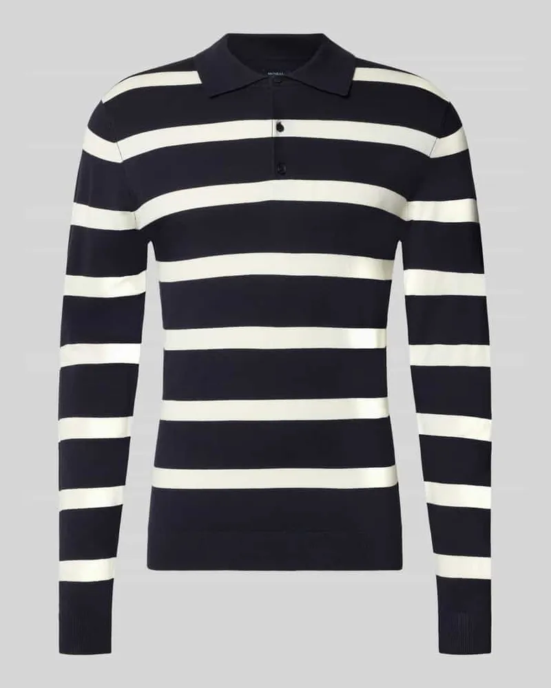 McNeal Strickpullover mit Polokragen Modell 'VERO Marine