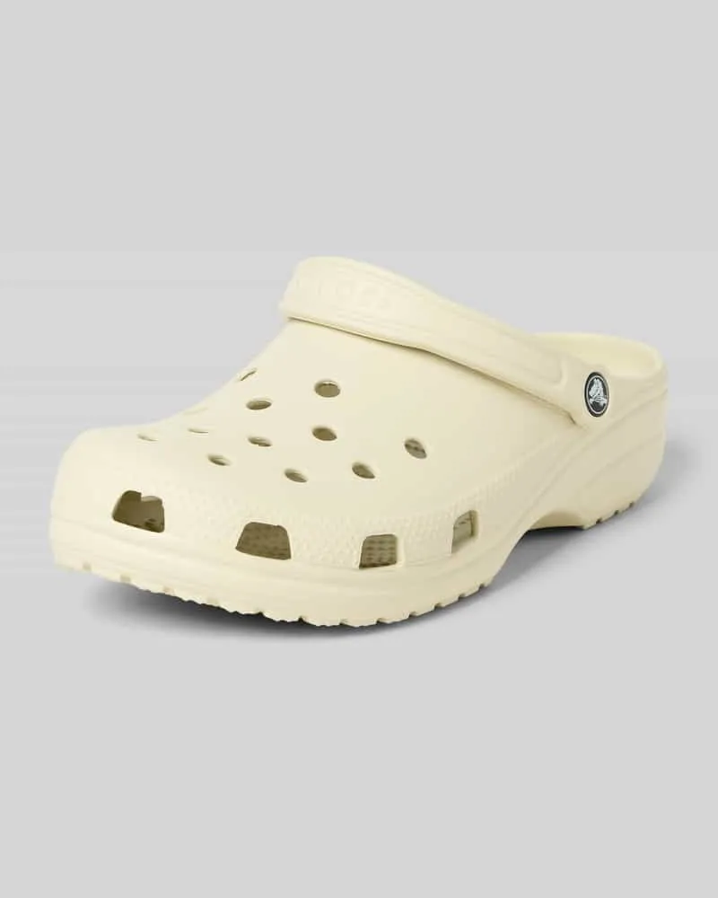 Crocs Hausschuhe mit Label-Detail Sand