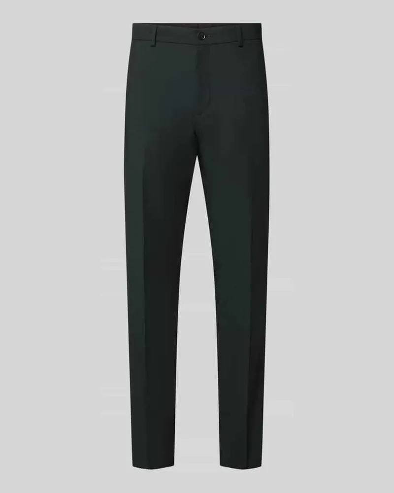 S.Oliver Slim Fit Anzughose mit Viskose-Anteil Modell 'Pure Dunkelgruen
