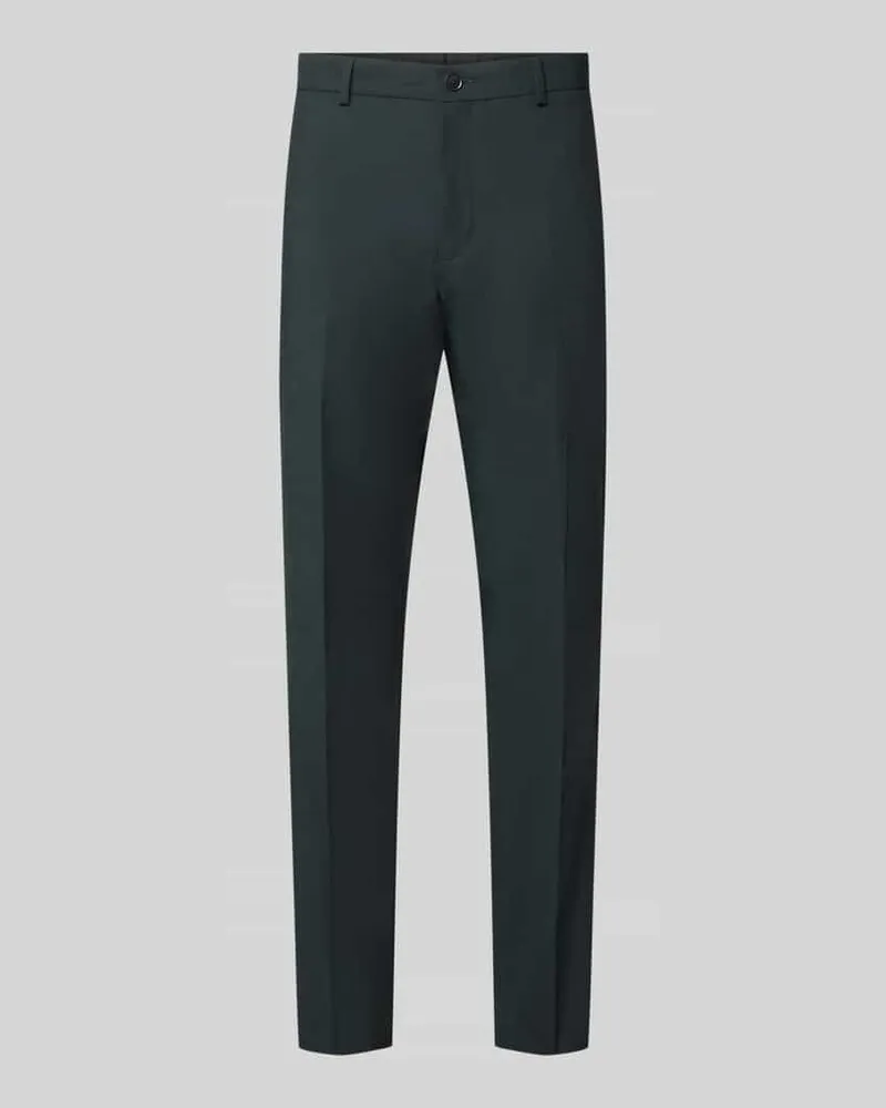 S.Oliver Slim Fit Anzughose mit Viskose-Anteil Modell 'Pure Dunkelgruen