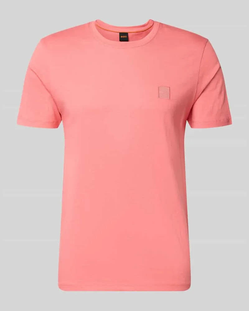 HUGO BOSS Regular Fit T-Shirt aus reiner Baumwolle Modell 'TALES Hellrot