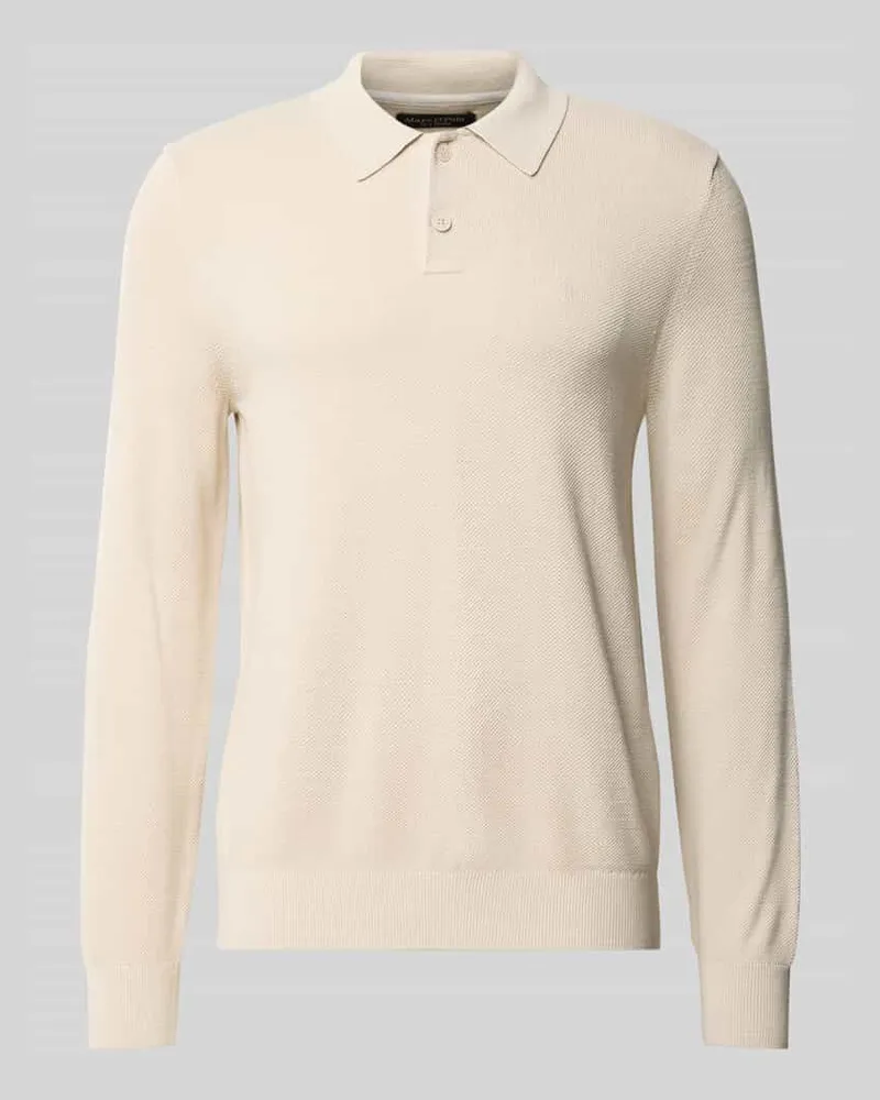 Marc O'Polo Regular Fit Pullover aus reiner Baumwolle Beige