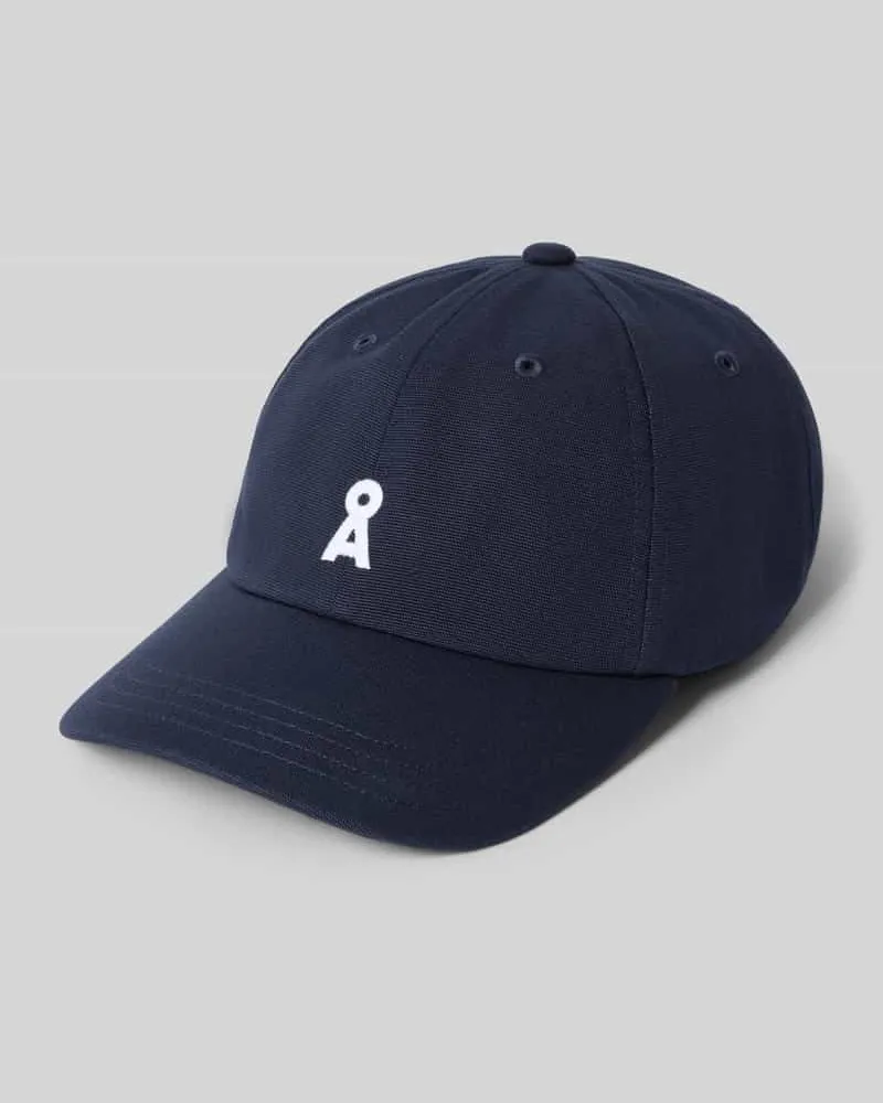 Armedangels Cap aus reiner Baumwolle Modell 'YENAAS Marine