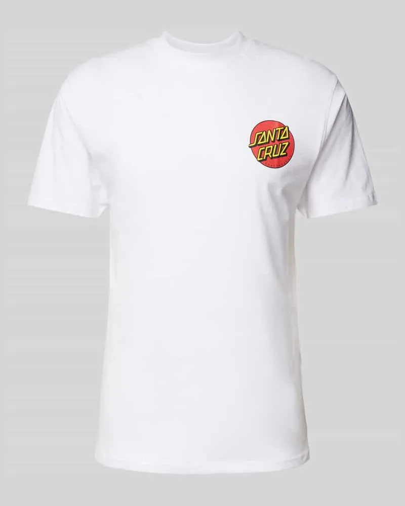 Santa Cruz T-Shirt mit Label-Print 