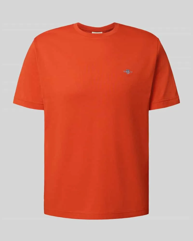 Gant Regular Fit T-Shirt mit Label-Stitching 
