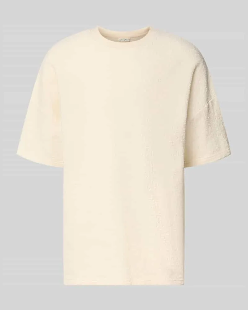 American Vintage T-Shirt mit Frottee-Struktur Modell 'BOBYPARK Ecru