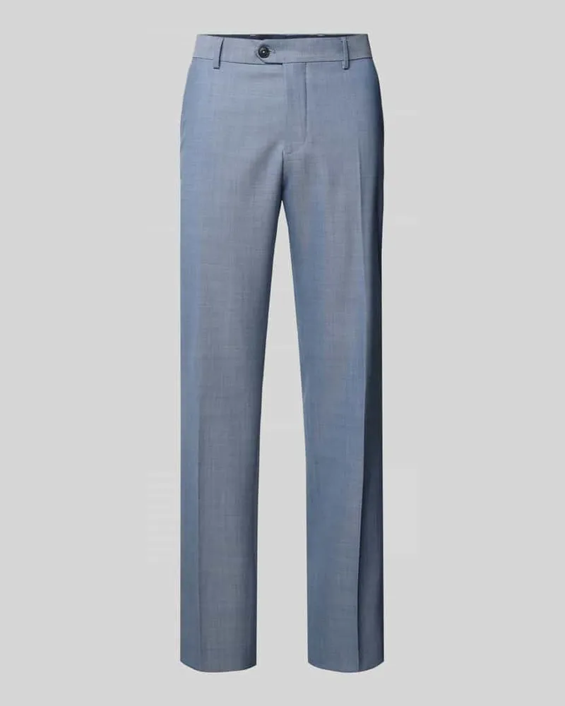 Selected Homme Slim Fit Anzughose aus Woll-Mix Modell 'THEO Rauchblau