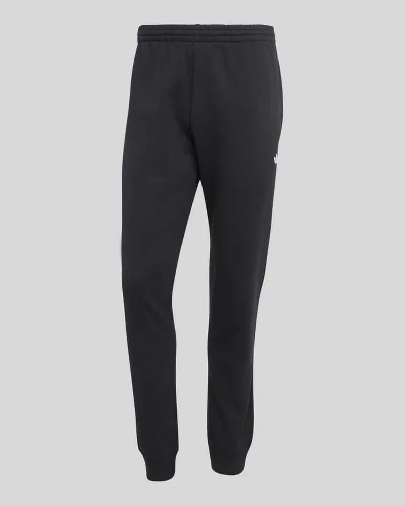 adidas Slim Fit Sweathose aus Baumwoll-Mix Black