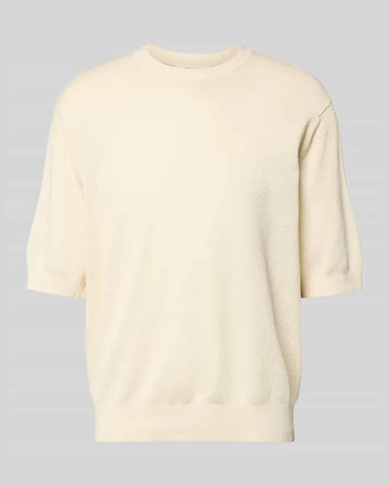 Selected Homme Relaxed Fit T-Shirt aus reiner Baumwolle Modell 'TORINO Offwhite