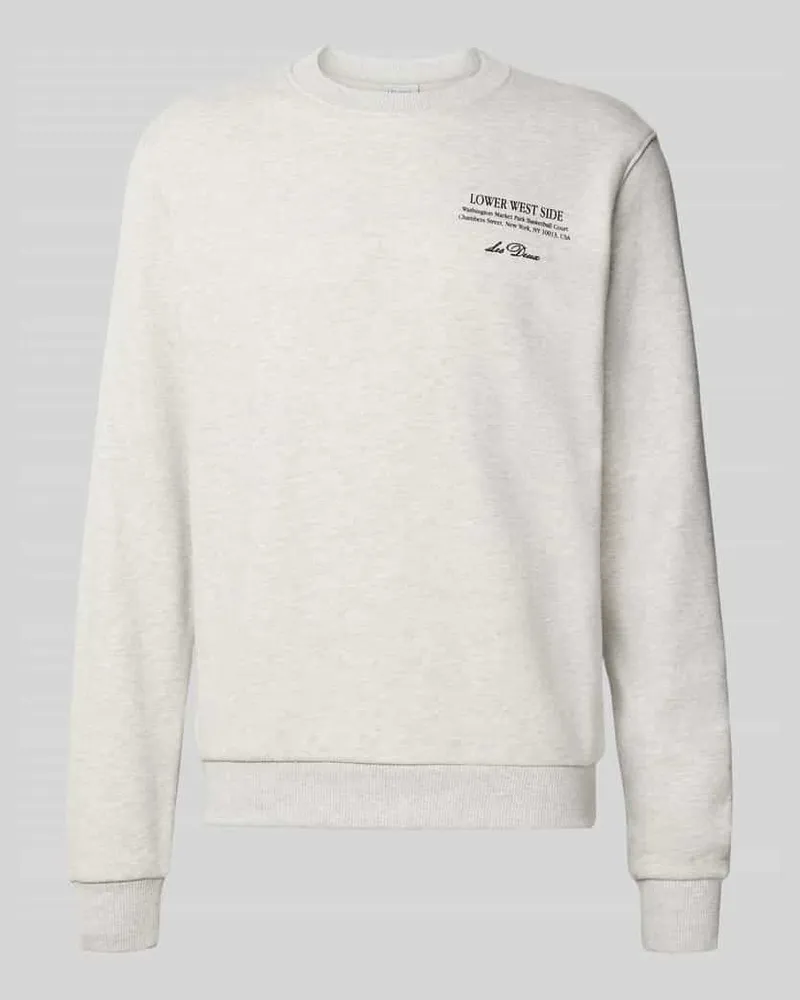 LES DEUX Sweatshirt mit Label-Print Modell 'West Side 