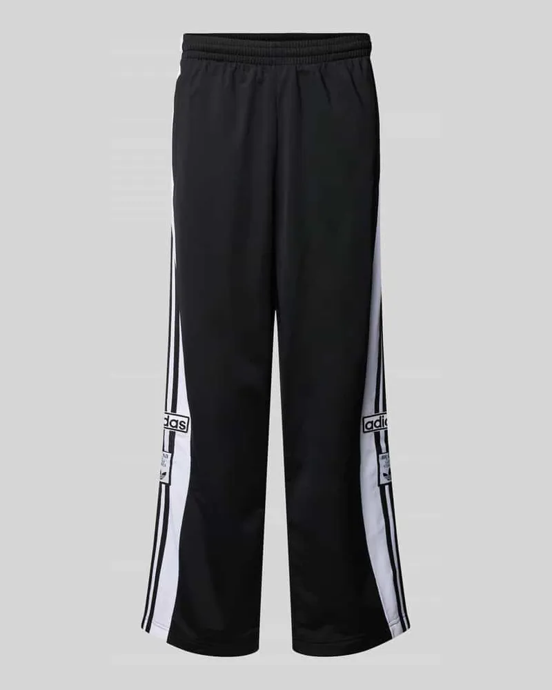 adidas Trainingshose mit Label-Details und elastischem Bund Black