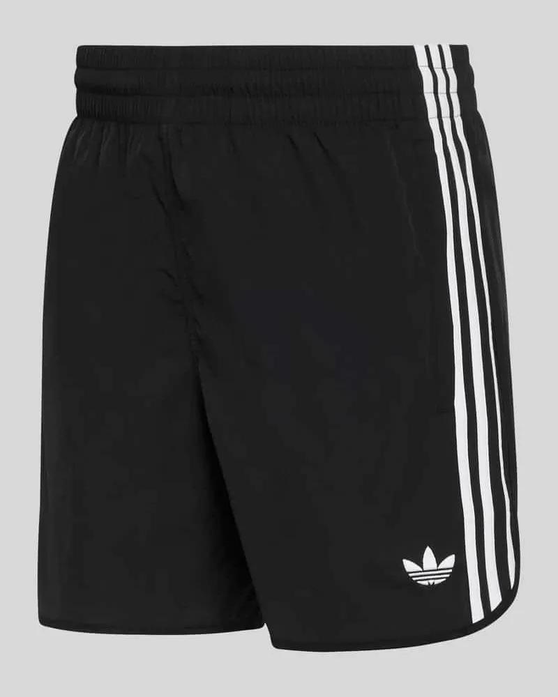 adidas Regular Fit Sweatshorts mit Logo Detail Black