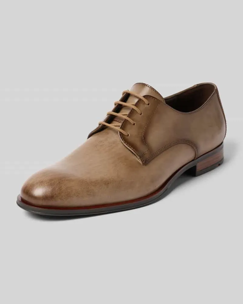 Lloyd Derby aus Leder Modell 'CORE PLUS Beige