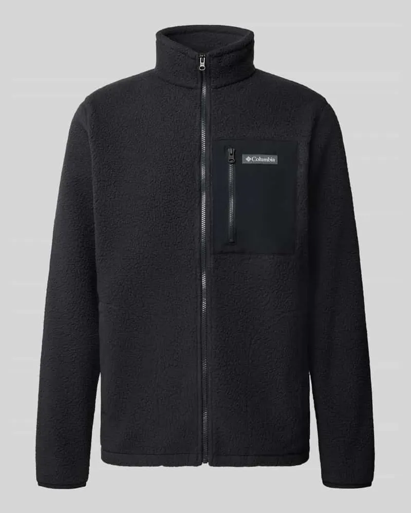 Columbia Sportswear Company Fleecejacke mit Stehkragen Modell 'Jasper Black