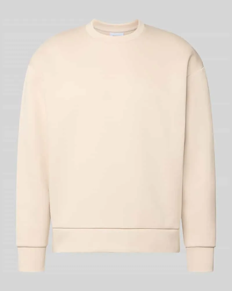 Jack & Jones Regular Fit Sweatshirt mit Baumwoll-Anteil Offwhite