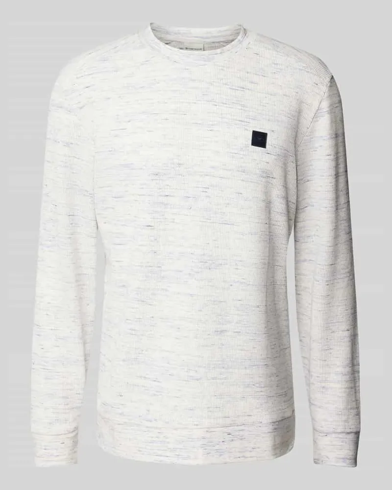 Tom Tailor Regular Fit Sweatshirt aus Baumwoll-Mix in Melange 
