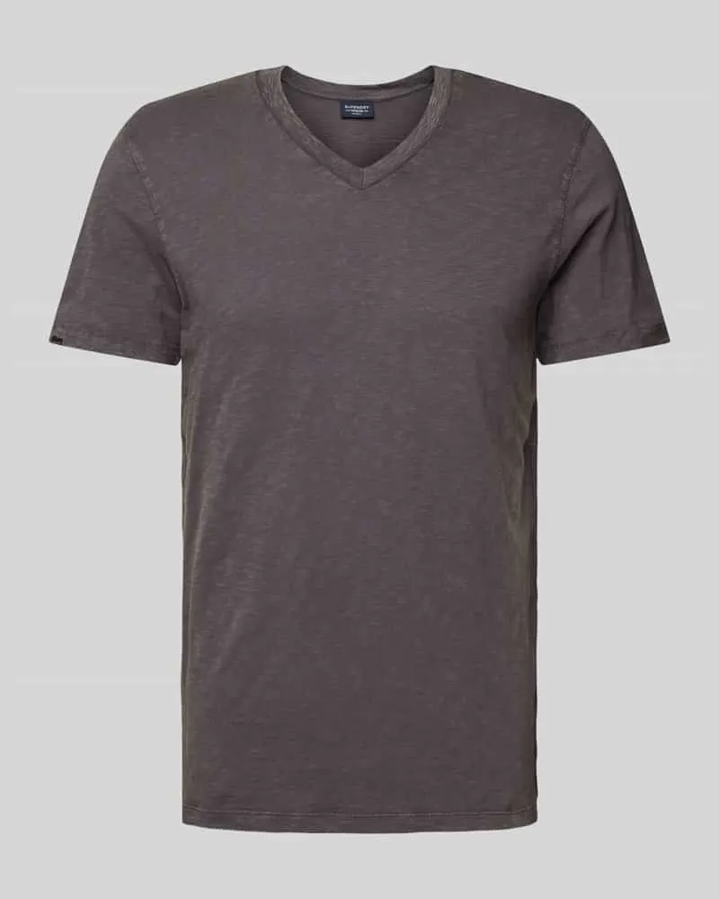 Superdry. T-Shirt mit V-Ausschnitt 