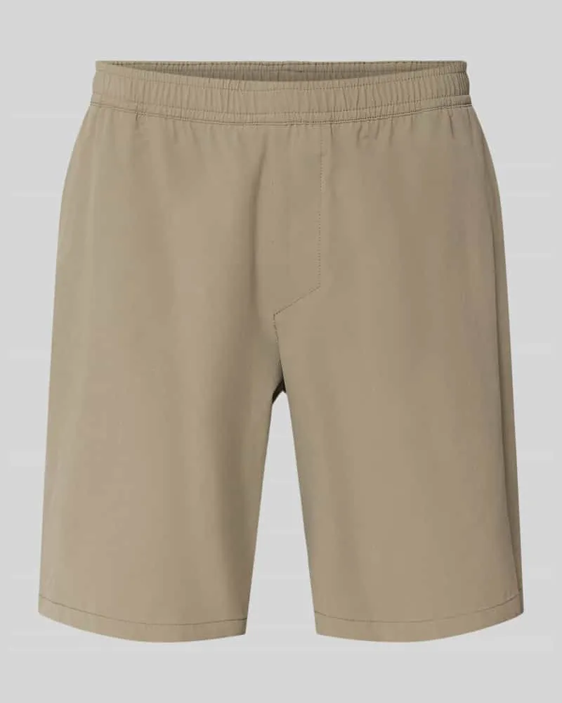 HUGO BOSS Regular Fit Sport-Shorts mit Label Print Modell 'TREVOL Hellgruen