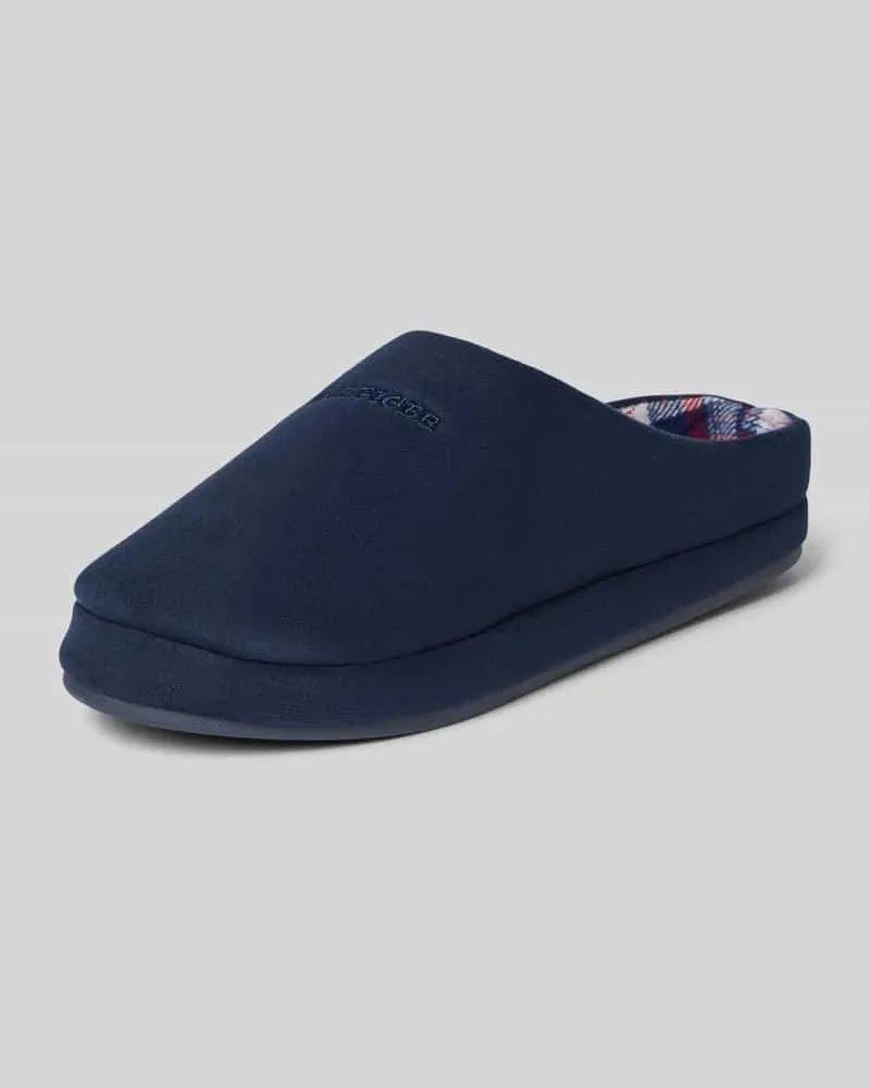 Tommy Hilfiger Slipper mit Label Stitching Marine